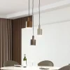Lindby Pendellamper|Pendellamper > hængelampe Ovelia, brun/kaffe/beige, 3 lyskilder, E27