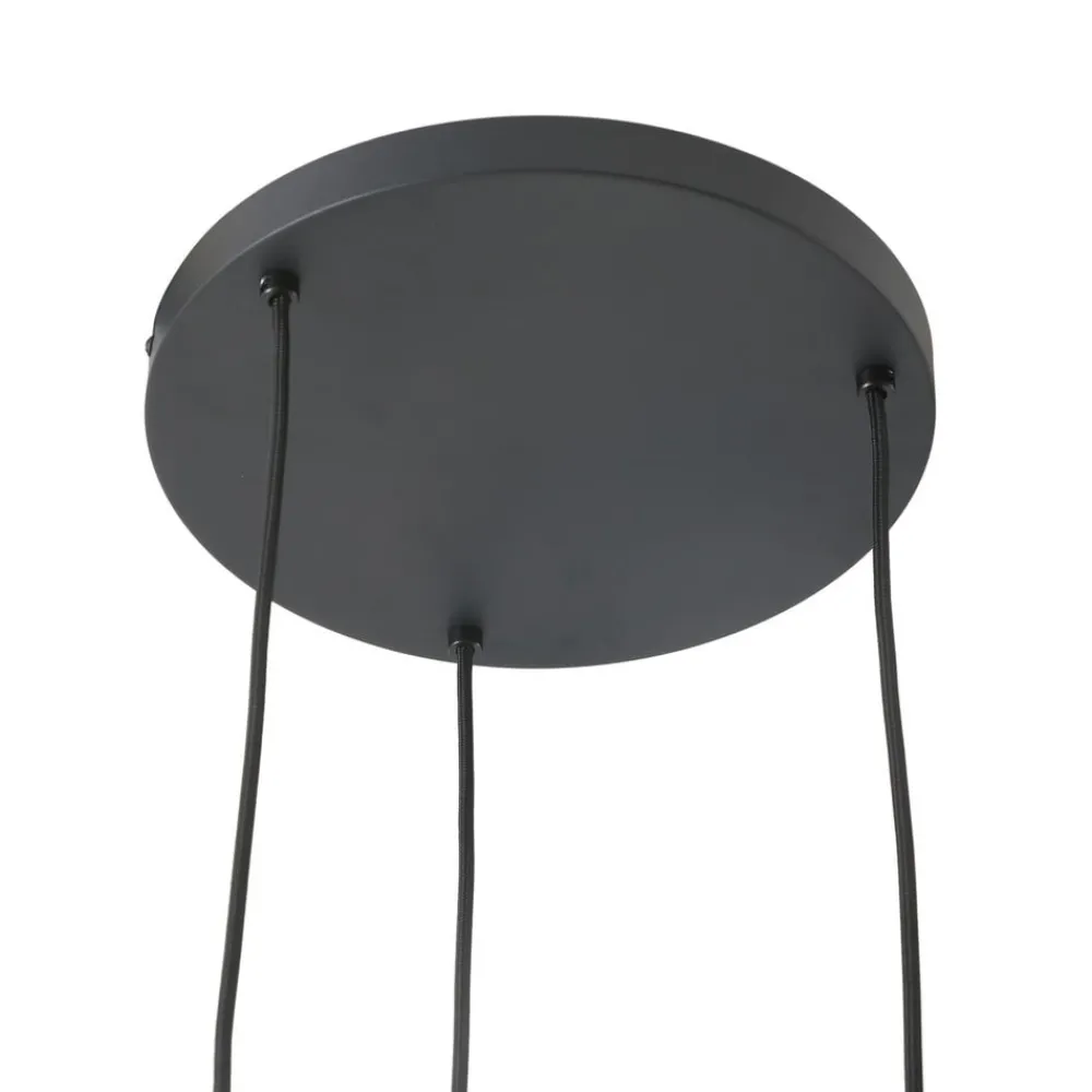 Lindby Pendellamper|Pendellamper > hængelampe Ovelia, brun/kaffe/beige, 3 lyskilder, E27