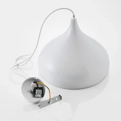 Lindby Pendellamper|Pendellamper > hængelampe Ritana, hvid, metal, Ø 31 cm, E27