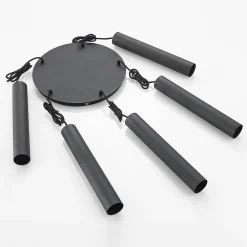 Lindby Pendellamper|Pendellamper > hængelampe Sanad, Ø 40 cm, 5 lyskilder, sort, GU10