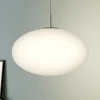 Lindby Pendellamper|Pendellamper > hængelampe Sonika, Ø 40 cm, nikkelfarvet, glas, E27