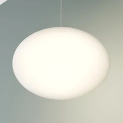 Lindby Pendellamper|Pendellamper > hængelampe Sonika, Ø 40 cm, nikkelfarvet, glas, E27