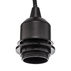 Lindby Pendellamper > hængelampe Soula, Ø 40 cm, beige, plast, E27