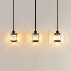 Lindby Pendellamper|Pendellamper > hængelampe Vella, transparent, glas, 83 cm, 3 lyskilder.
