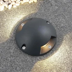 Lindby Sokkellamper|Udendørs Spot > Huban gulv-spotlight med LED, 2 lyskilder