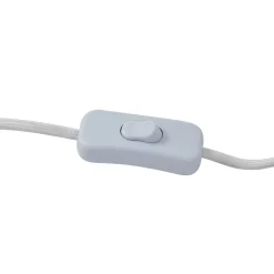 Lindby Bordlamper > Hubi bordlampe, blå, glas, Ø 22 cm, svampeform