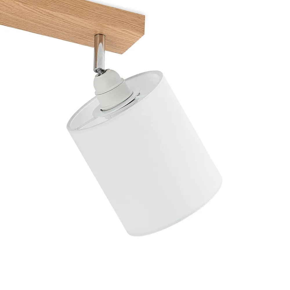Loftlamper|Spotlights ^ Lindby Imarin loftspot, 2 lyskilder, eg/hvid