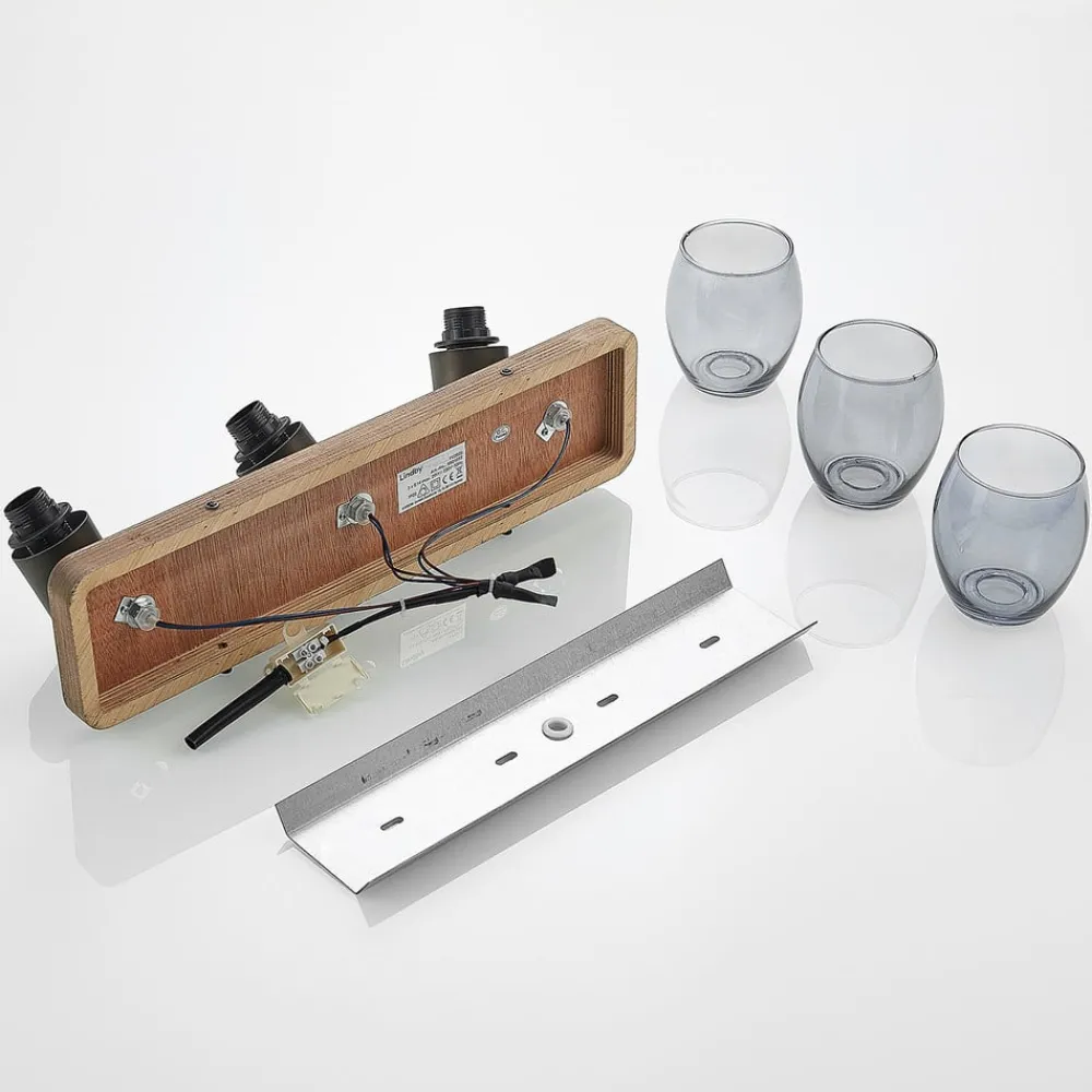 Lindby Loftlamper|Spotlights > Ineska loftspot, 3 lyskilder, kantet