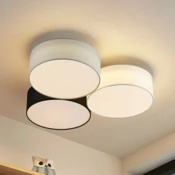 Loftlamper|Loftlamper ^ Lindby Janita LED-loftlampe, 3-lys, trefarvet
