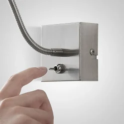 Lindby Væglamper|Væglamper > Jolka LED-læselampe, afbryder, nikkel