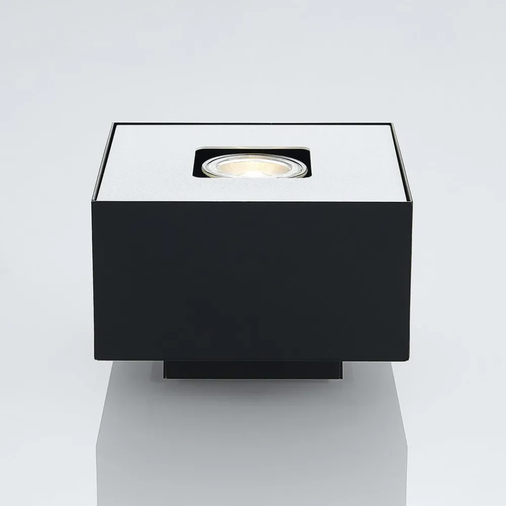 Lindby Loftlamper|Loftlamper > Kasi loftlampe, sort, 1 lyskilde, 14 x 14cm