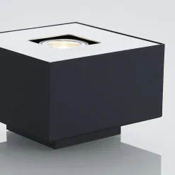 Lindby Loftlamper|Loftlamper > Kasi loftlampe, sort, 1 lyskilde, 14 x 14cm