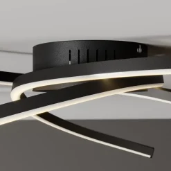 Lindby Gang|Loftlamper > Katris LED-loftlampe, 58 cm, sort