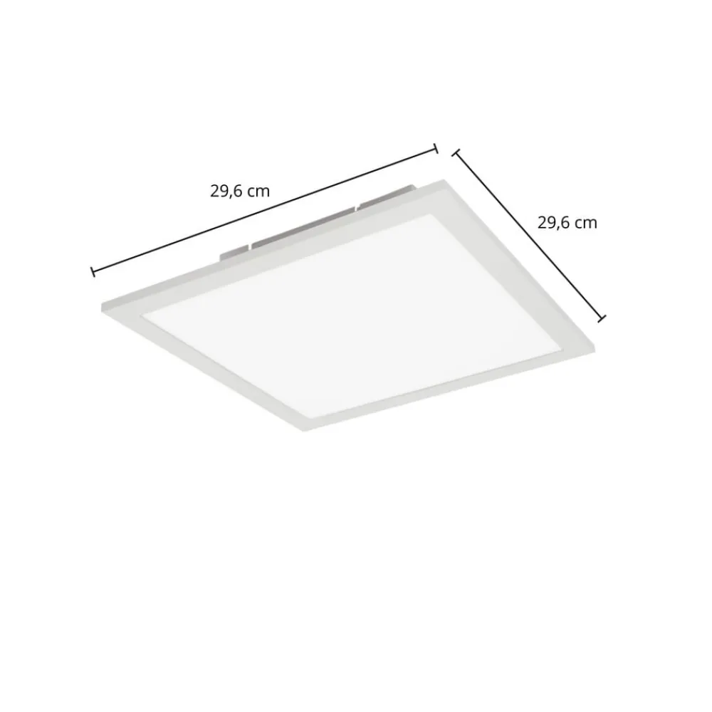 Lindby Arbejdsrum/Kontor|Loftlamper > Kenma LED-panel, CCT, 29,6 cm x 29,6 cm
