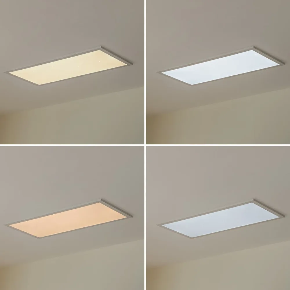 Lindby Arbejdsrum/Kontor > Kenma LED-panel, CCT, 29,6 cm x 59,6 cm