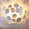 Gang|Loftlamper ^ Lindby Kinan loftlampe, Ø 54 cm, hvid, metal, E14