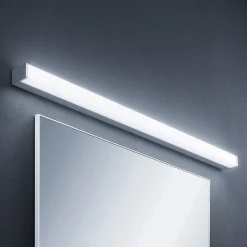 Væg- Og Spejllamper|Væglamper ^ Lindby Klea LED-badeværelseslampe, 120 cm, krom, metal, IP44
