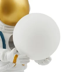 Lindby Bordlamper > Kosmo bordlampe, hvid/guld, keramik, glas