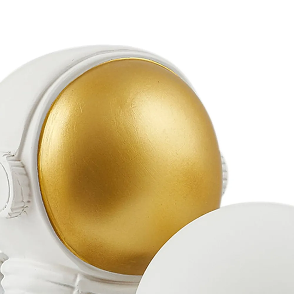 Lindby Bordlamper > Kosmo bordlampe, hvid/guld, keramik, glas