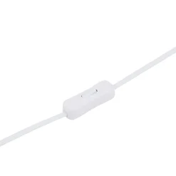 Lindby Bordlamper > Kosmo bordlampe, hvid/guld, keramik, glas