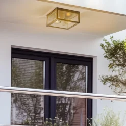 Lindby Udendørs Loftlamper > Kremena udendørs loftslampe, sort