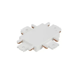 Skinnesystem ^ Lindby krydsstik Lumaro, hvid, plast