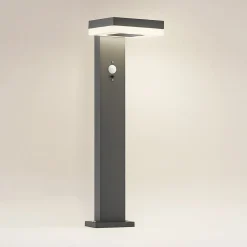 Lindby Solcelle Lampe Med Sensor|Væglampe Med Sensor > Laira LED-sokkellampe, solcelle, 50 cm