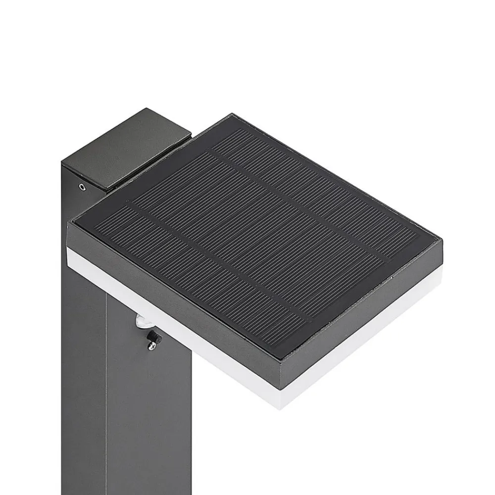 Lindby Solcelle Lampe Med Sensor|Væglampe Med Sensor > Laira LED-sokkellampe, solcelle, 50 cm