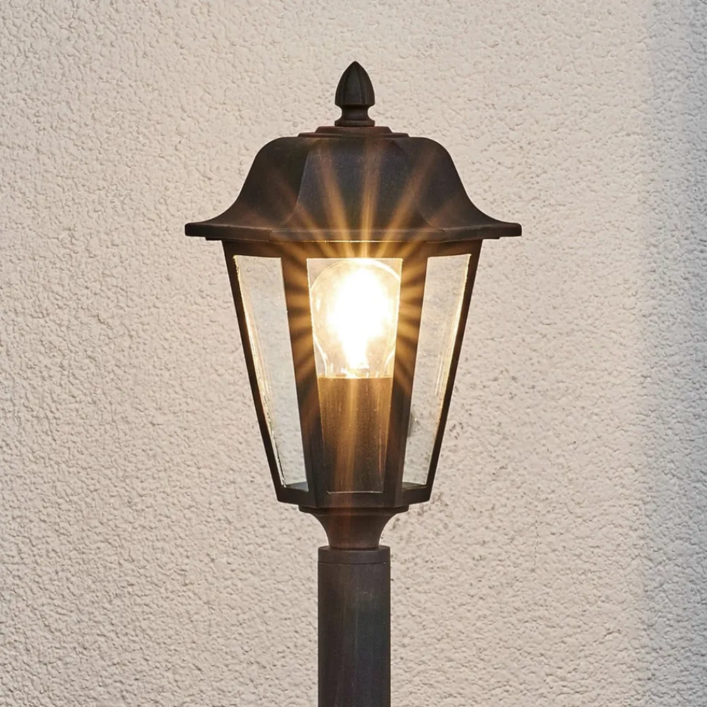 Lindby Terrassebelysning|Gadebelysning > Lamina pullert, 103 cm, lygte, metal, E27