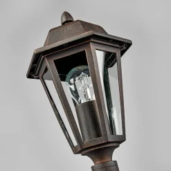 Lindby Terrassebelysning|Gadebelysning > Lamina pullert, 103 cm, lygte, metal, E27