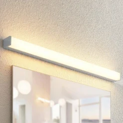 Væg- Og Spejllamper ^ Lindby LED-badeværelseslampe Klea, 90 cm, krom, metal, IP44