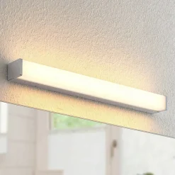 Væg- Og Spejllamper|Væglamper ^ Lindby LED-badeværelseslampe Klea, 60 cm, krom, metal, IP44