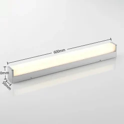 Væg- Og Spejllamper|Væglamper ^ Lindby LED-badeværelseslampe Klea, 60 cm, krom, metal, IP44