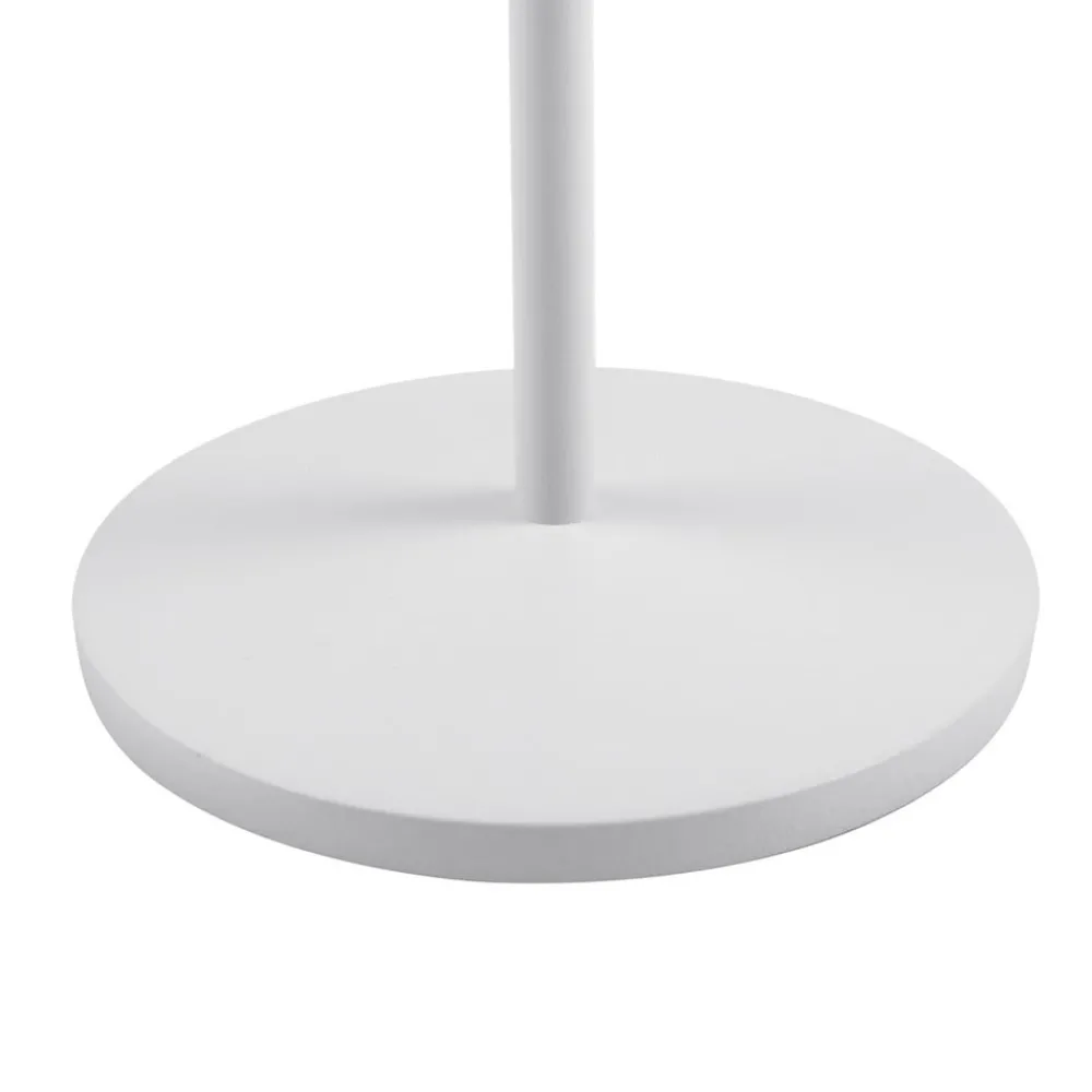 Lindby Dekorationsbelysning > LED-batteridrevet bordlampe Esali, hvid, riller, 29 cm