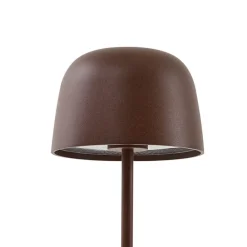 Lindby Dekorationsbelysning|Terrassebelysning > LED-bordlampe Arietty, brun, dæmpbar, IP65