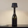 Lindby Terrassebelysning > LED-bordlampe Linor, sort, USB, touch-dimmer