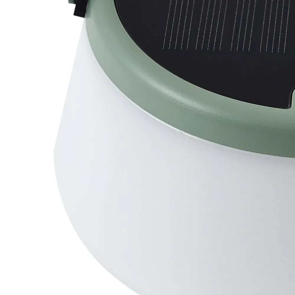 Lindby Dekorationsbelysning|Solcellelamper > LED-bordlampe Mikkel, grøn, dæmpbar