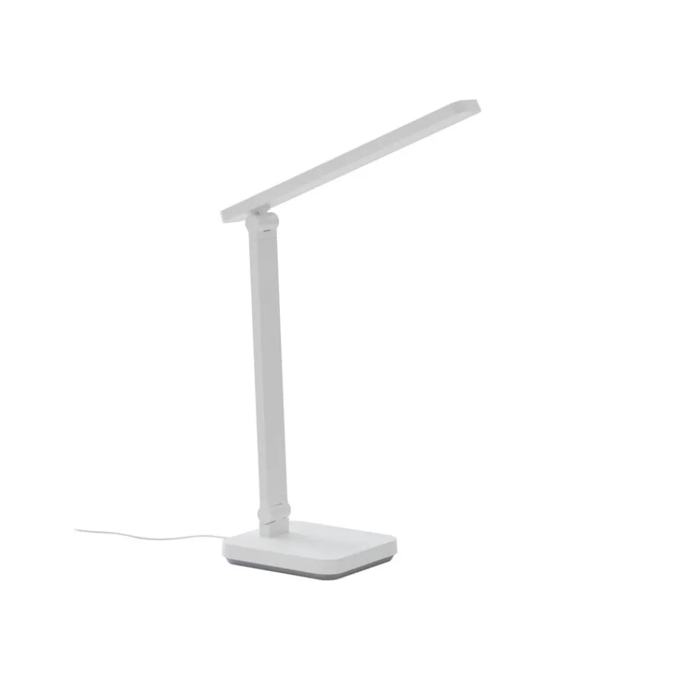 Lindby Arbejdsrum/Kontor > LED-bordlampe Rylas, hvid, USB, CCT