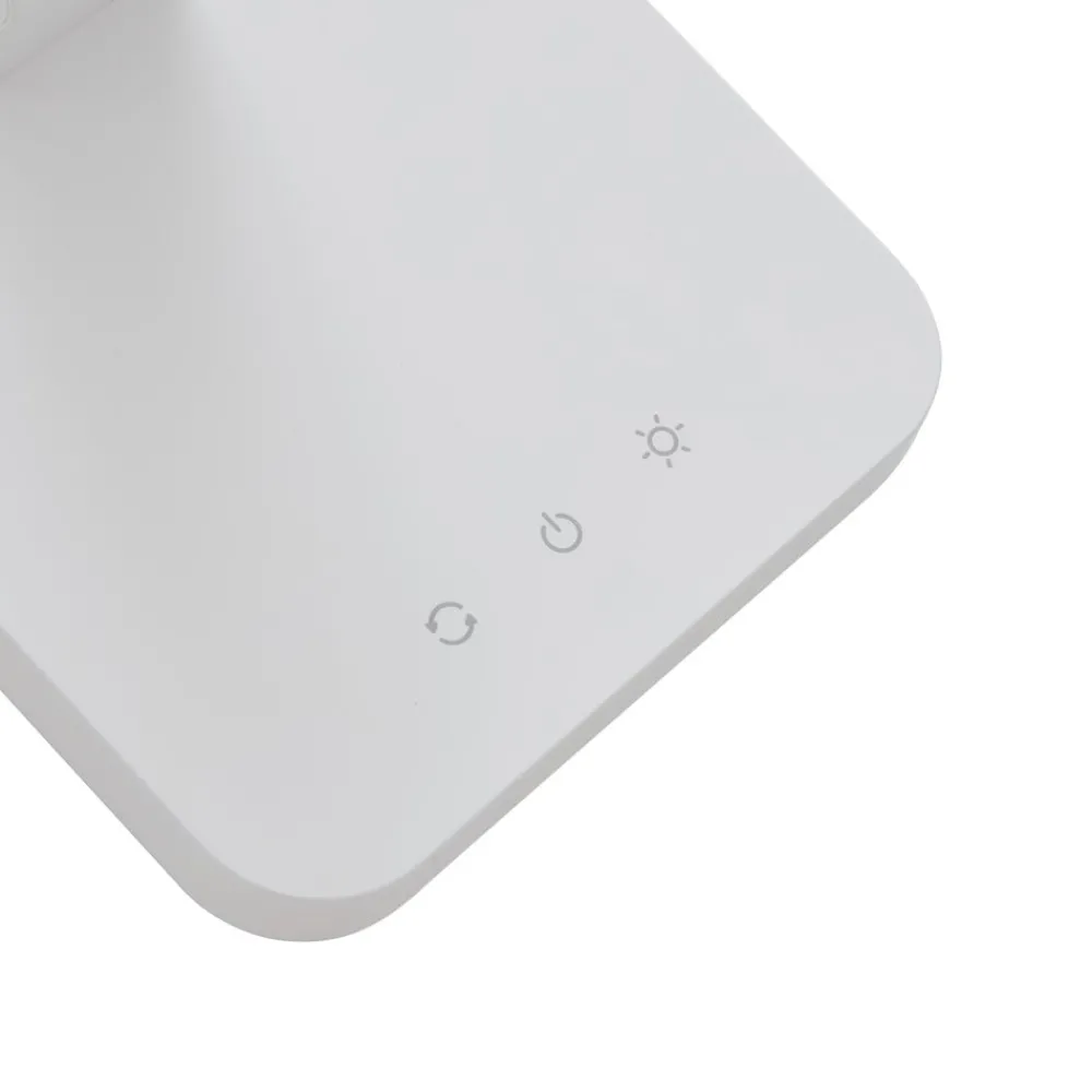 Lindby Arbejdsrum/Kontor > LED-bordlampe Rylas, hvid, USB, CCT