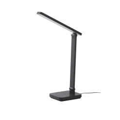 Lindby Arbejdsrum/Kontor|Bordlamper > LED-bordlampe Rylas, sort, USB, CCT