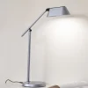 Arbejdsrum/Kontor|Bordlamper ^ Lindby LED-bordlampe Thies, grå, ABS, højde 78 cm, dæmpbar