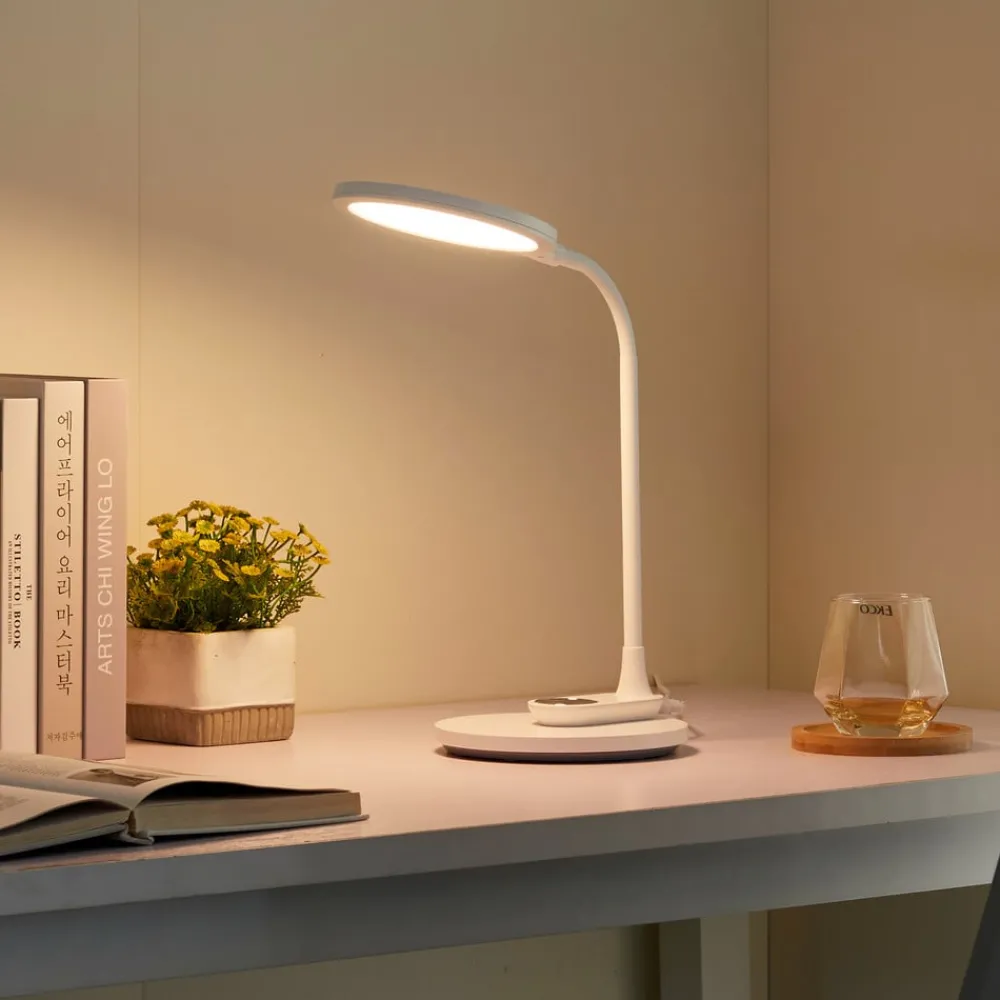 Lindby Bordlamper > LED-bordlampe Valtaria, hvid, CCT, dæmpbar