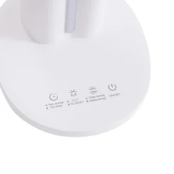 Lindby Arbejdsrum/Kontor|Bordlamper > LED-bordlampe Zephyra, hvid, CCT, dæmpbar