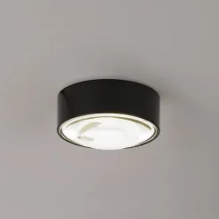 Lindby Loftlamper > LED-downlight Siaka, sort, metal, Ø 5 cm, IP65
