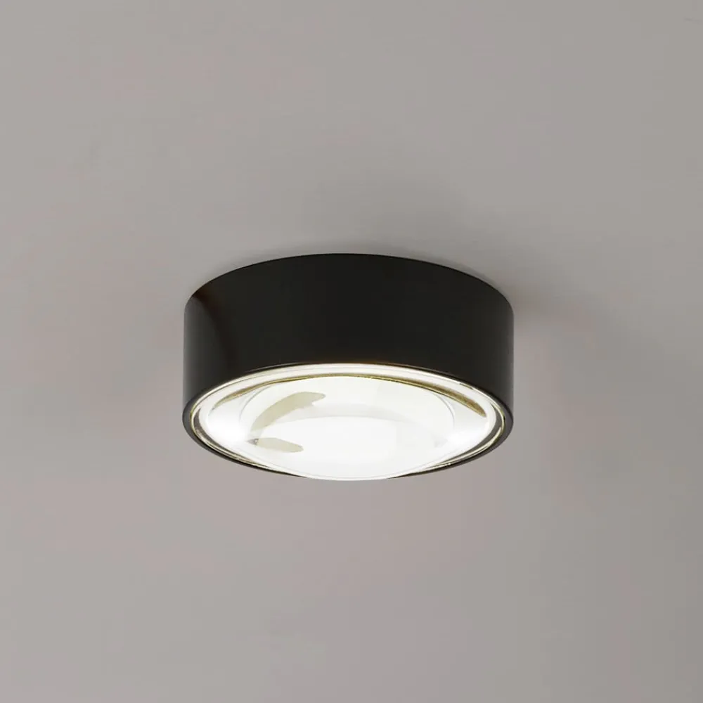 Lindby Loftlamper > LED-downlight Siaka, sort, metal, Ø 5 cm, IP65