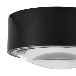 Lindby Loftlamper > LED-downlight Siaka, sort, metal, Ø 5 cm, IP65