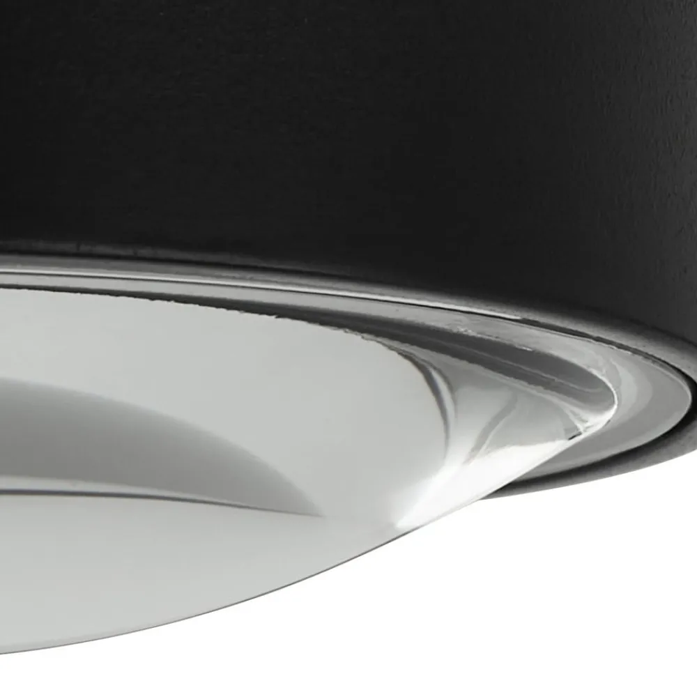 Lindby Loftlamper > LED-downlight Siaka, sort, metal, Ø 5 cm, IP65