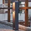 Lindby Terrassebelysning|Gadebelysning > LED-gadelampe Darko, 80 cm, grå, metal, IP54