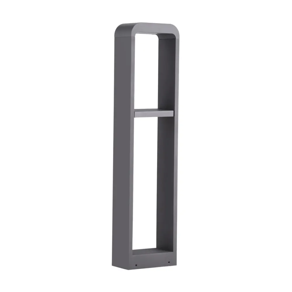 Lindby Terrassebelysning|Gadebelysning > LED-gadelampe Darko, 80 cm, grå, metal, IP54