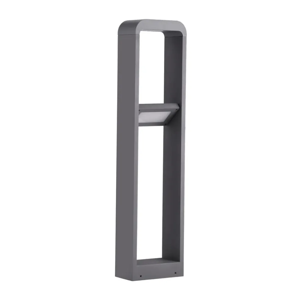 Lindby Terrassebelysning|Gadebelysning > LED-gadelampe Darko, 80 cm, grå, metal, IP54
